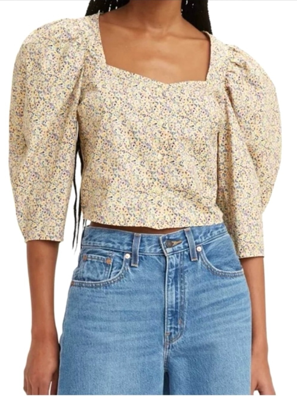 Levi’s Ellora Blouse in Petal Floral Starlight Blue